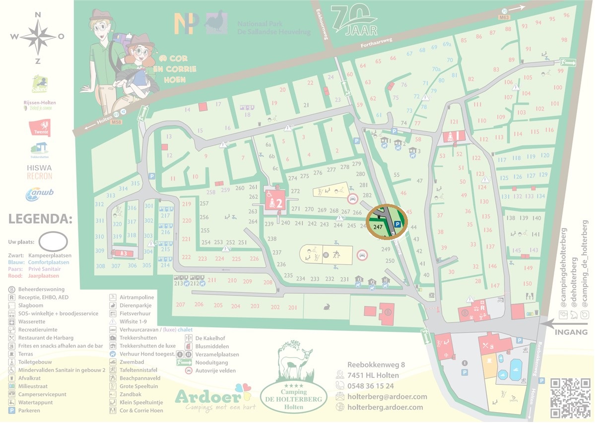plattegrond camping